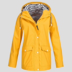 Womens Waterproof Hooded Rain Jacket