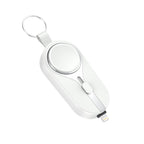 Mini Keychain Power Bank with Built In Cable