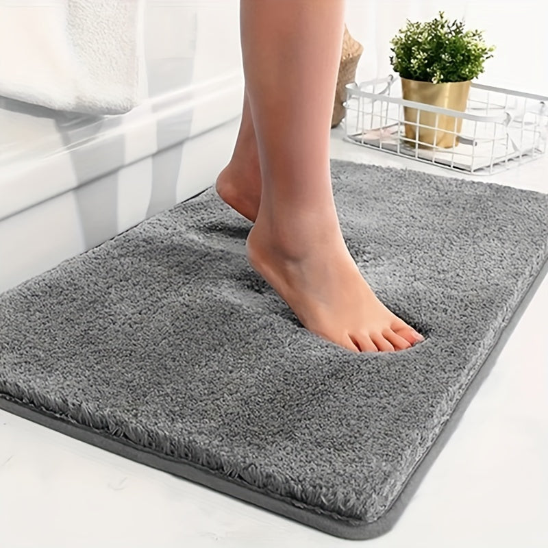 Soft Microfiber Bath Mat for Bathroom Floors