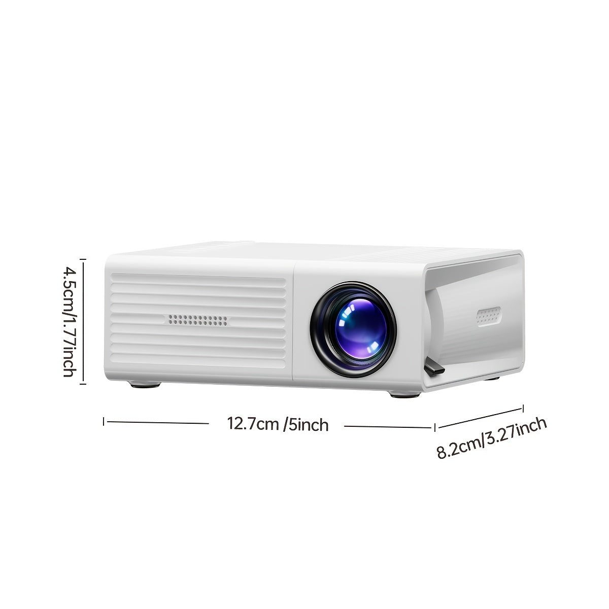 Portable HD Video Projector with USB Phone Connection