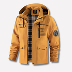 Mens Waterproof Winter Hooded Jacket