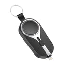 Mini Keychain Power Bank with Built In Cable
