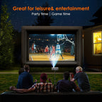 Portable HD Video Projector with USB Phone Connection