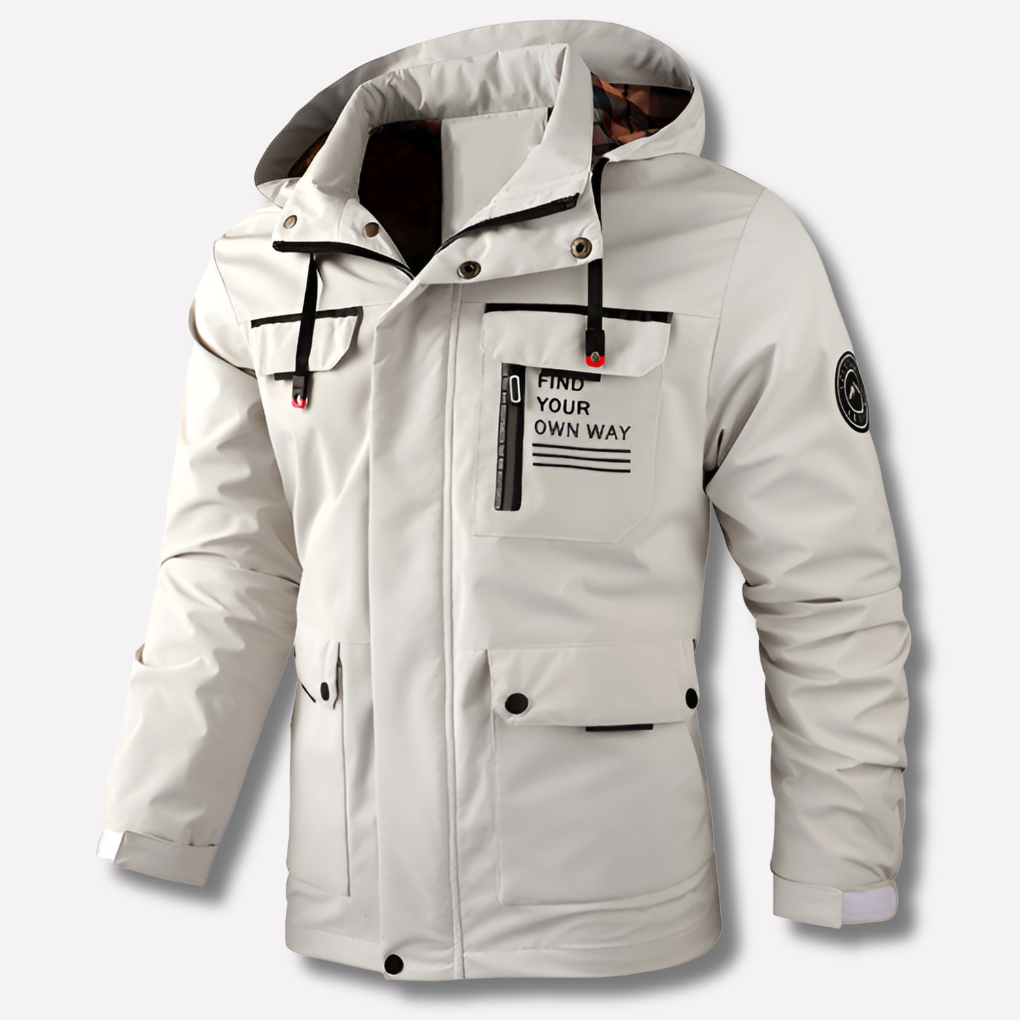 Mens Waterproof Winter Hooded Jacket
