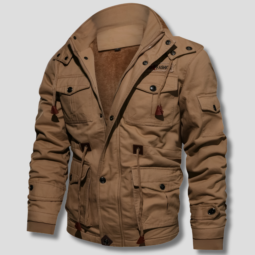 Warm Hooded Winter Jacket for Men