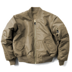 Mens Classic Bomber Jacket with Zip Up