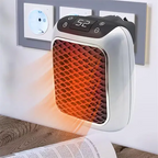 Compact Ceramic Electric Heater with Thermostat Timer