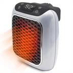 Compact Ceramic Electric Heater with Thermostat Timer