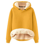 Womens Fleece Lined Warm Hoodie