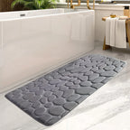 Large Pebble Bath Mat for Bathroom