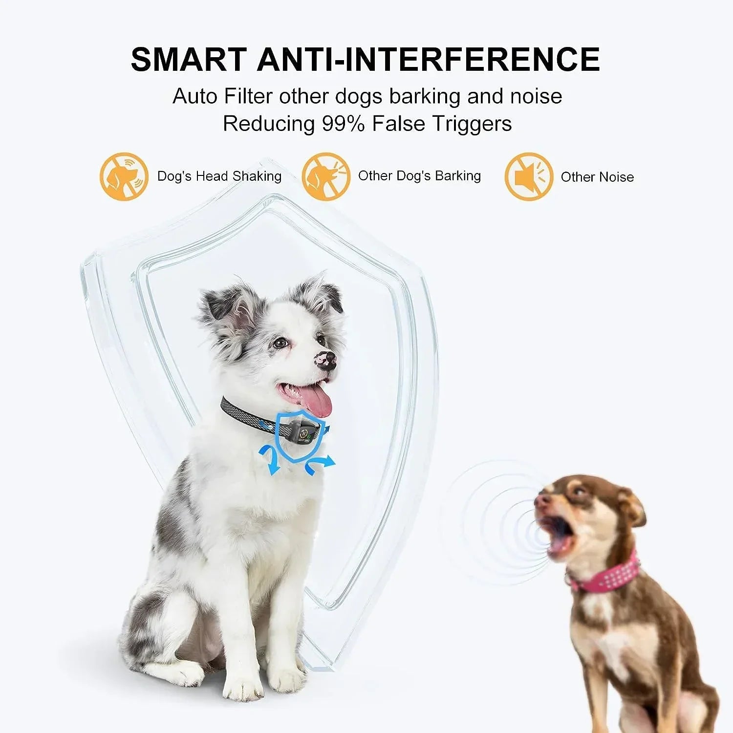 Dog Bark Control Collar with Adjustable Sensitivity