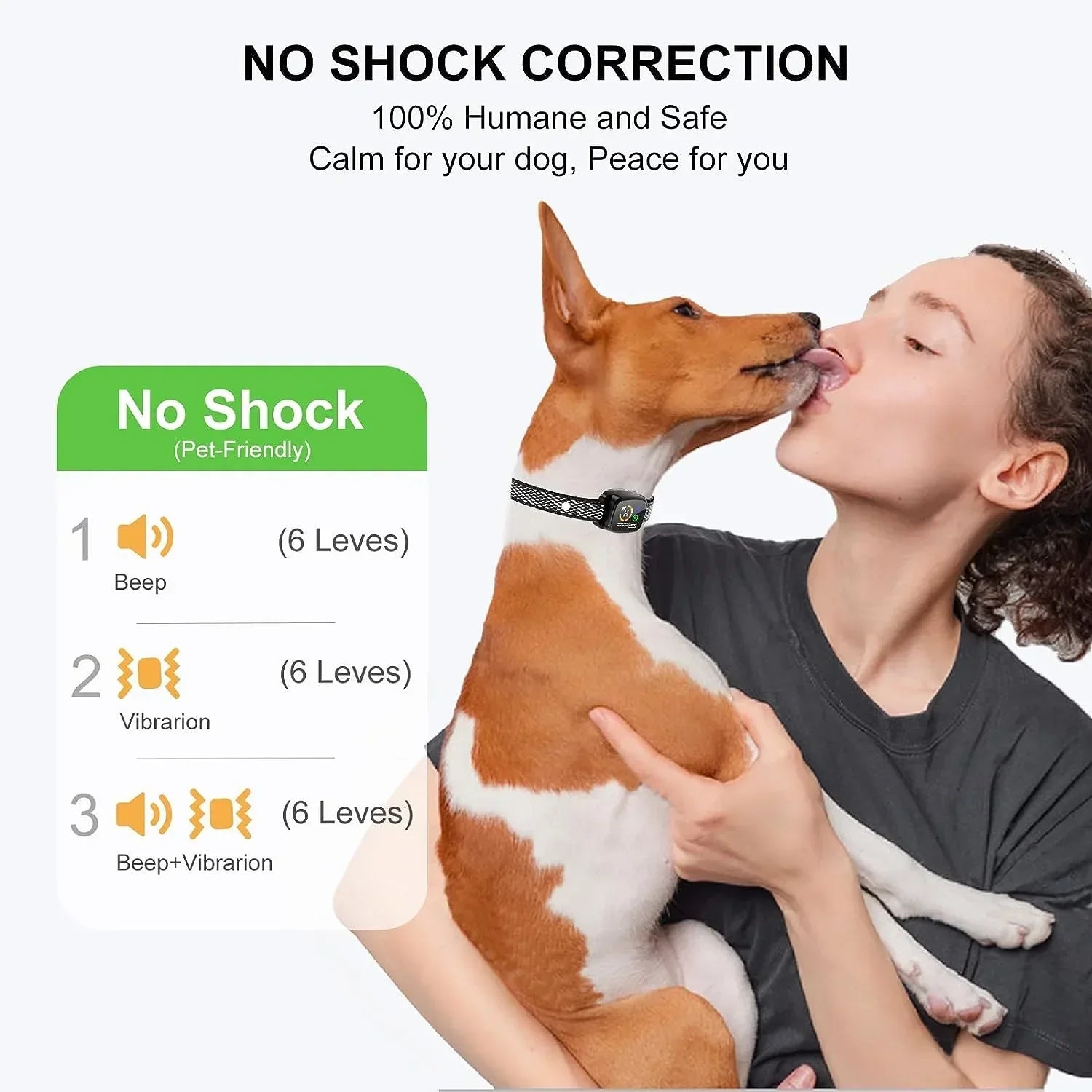 Dog Bark Control Collar with Adjustable Sensitivity