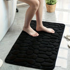 Pebble Textured Bath Mat for Bathroom Use