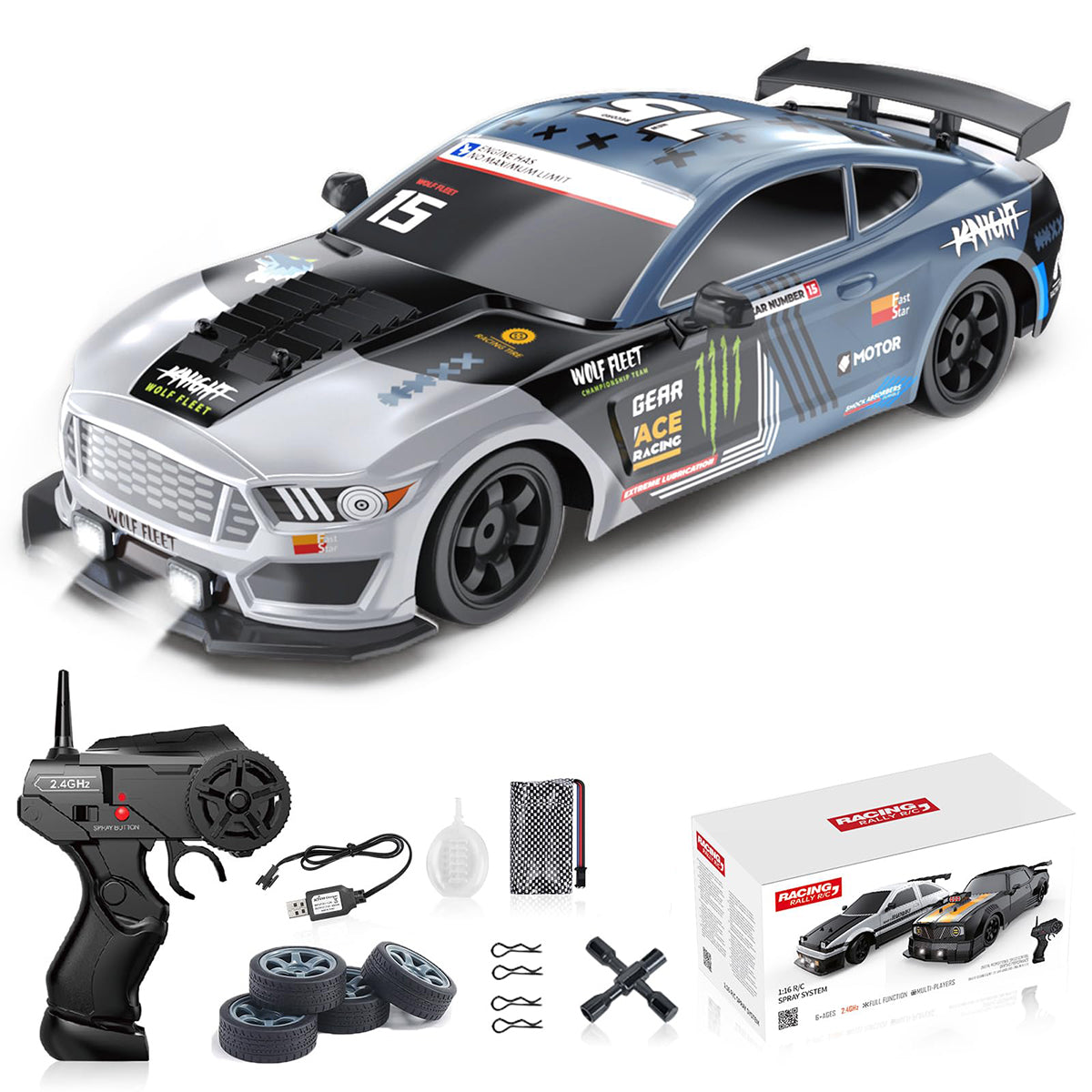 1/16 RC Drift Car with High Speed Remote Control