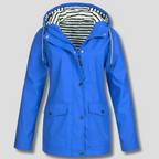 Womens Waterproof Hooded Rain Jacket