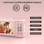Compact Digital Camera with 44MP Zoom