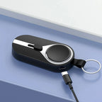 Mini Keychain Power Bank with Built In Cable