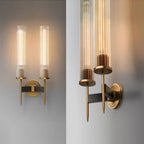 Modern Indoor Wall Lamp with Ribbed Glass