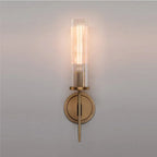Modern Indoor Wall Lamp with Ribbed Glass