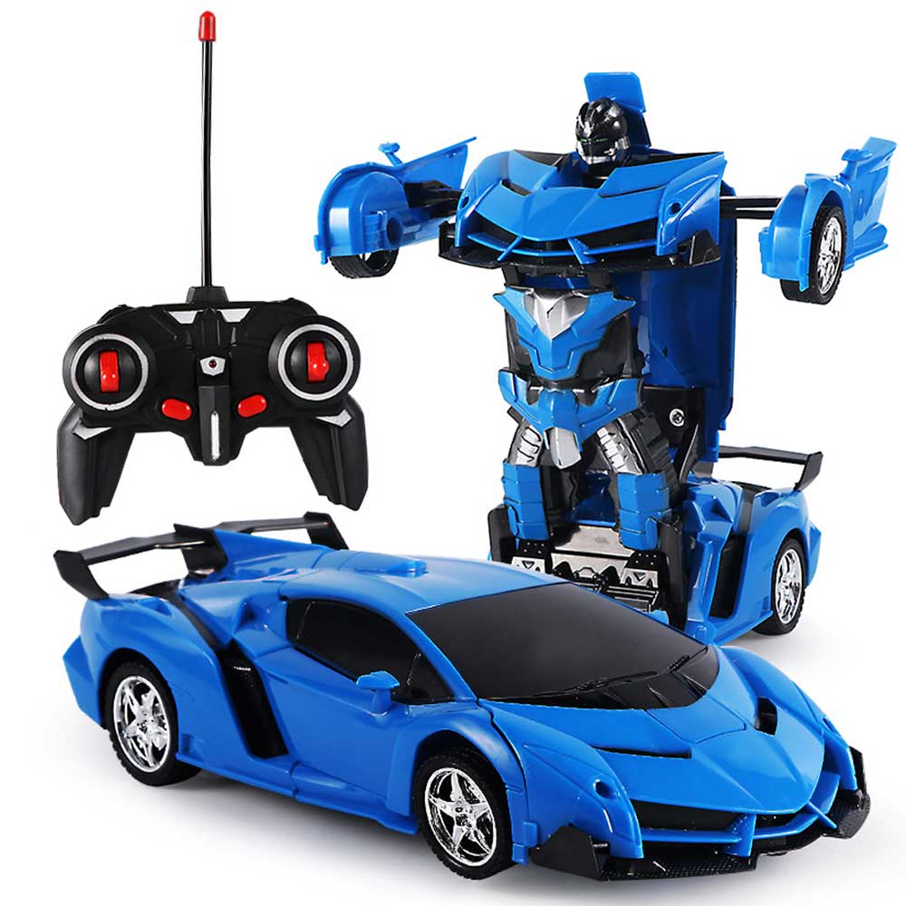 2-in-1 Gesture Control Transforming RC Robot Car for Kids