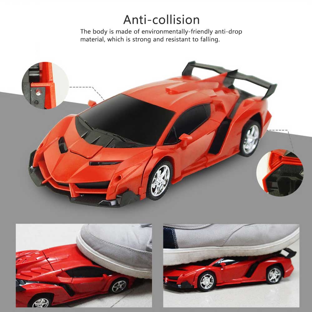 2-in-1 Gesture Control Transforming RC Robot Car for Kids