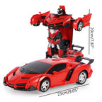 2-in-1 Gesture Control Transforming RC Robot Car for Kids